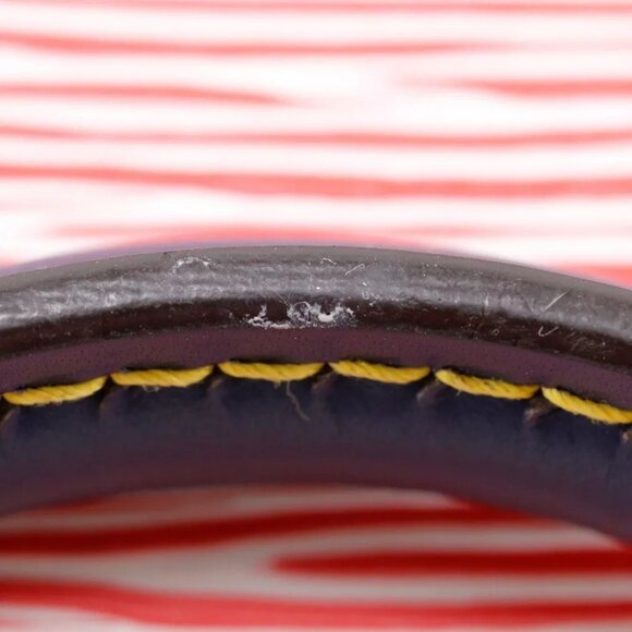 LOUIS VUITTON Alma BB Handbag M54548 Epi Denim 2WAYShoulder Red / dark blu... - Picture 12 of 12